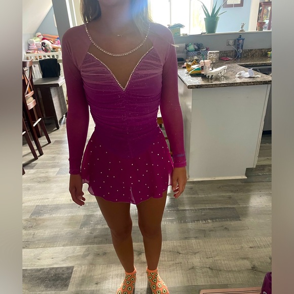 Dresses & Skirts - Figure skating competition dress adult Small